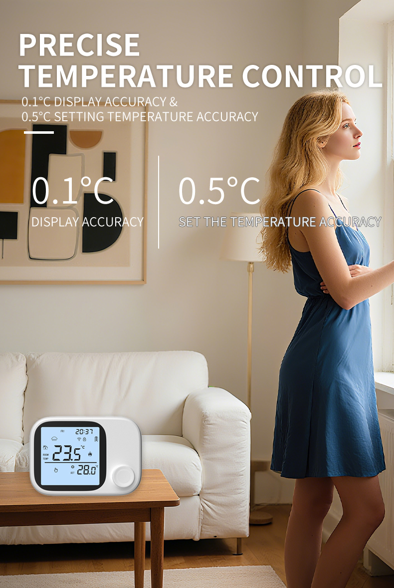 免布线电池款壁挂炉专用温控器(图6)