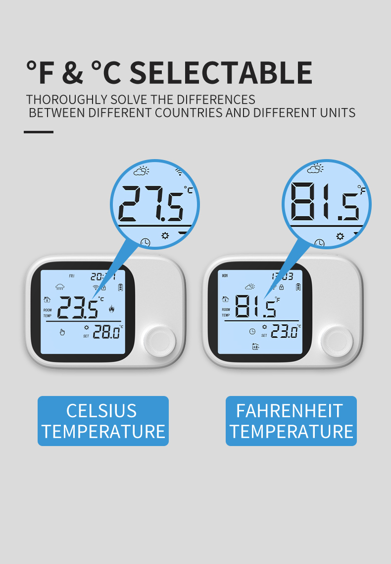 免布线电池款壁挂炉专用温控器(图11)