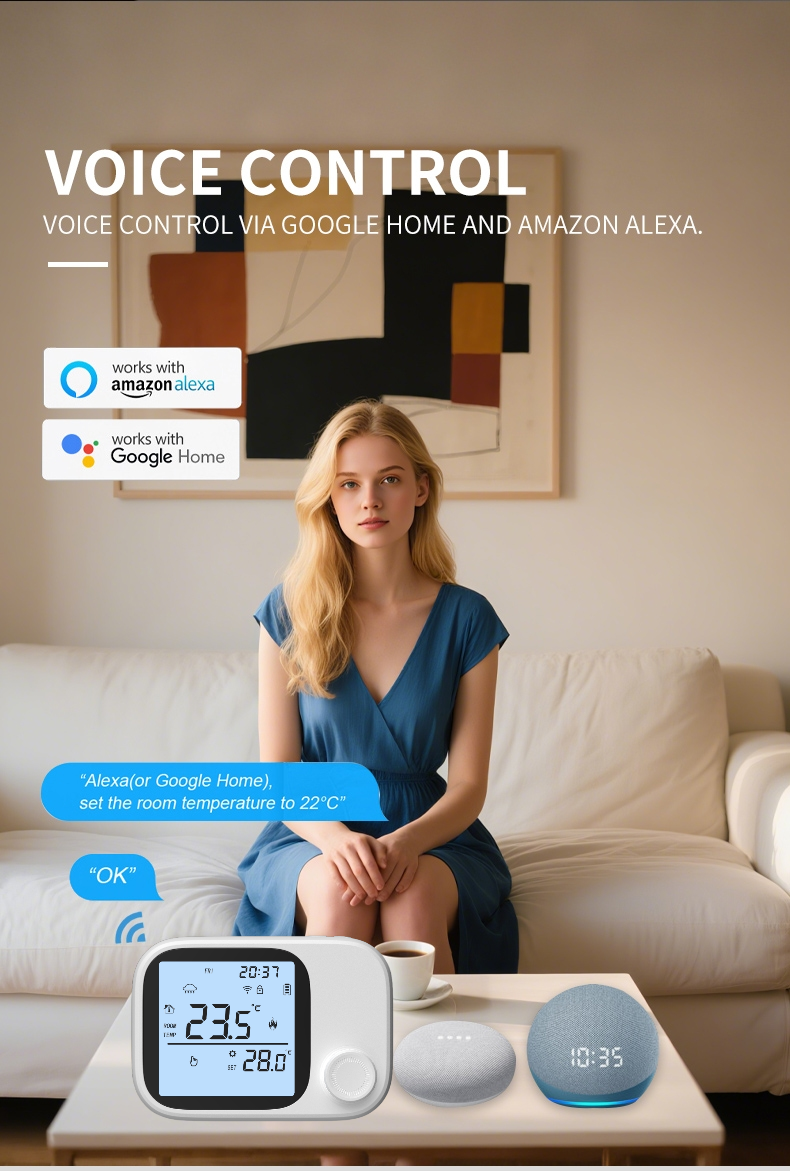 免布线电池款壁挂炉专用温控器(图8)